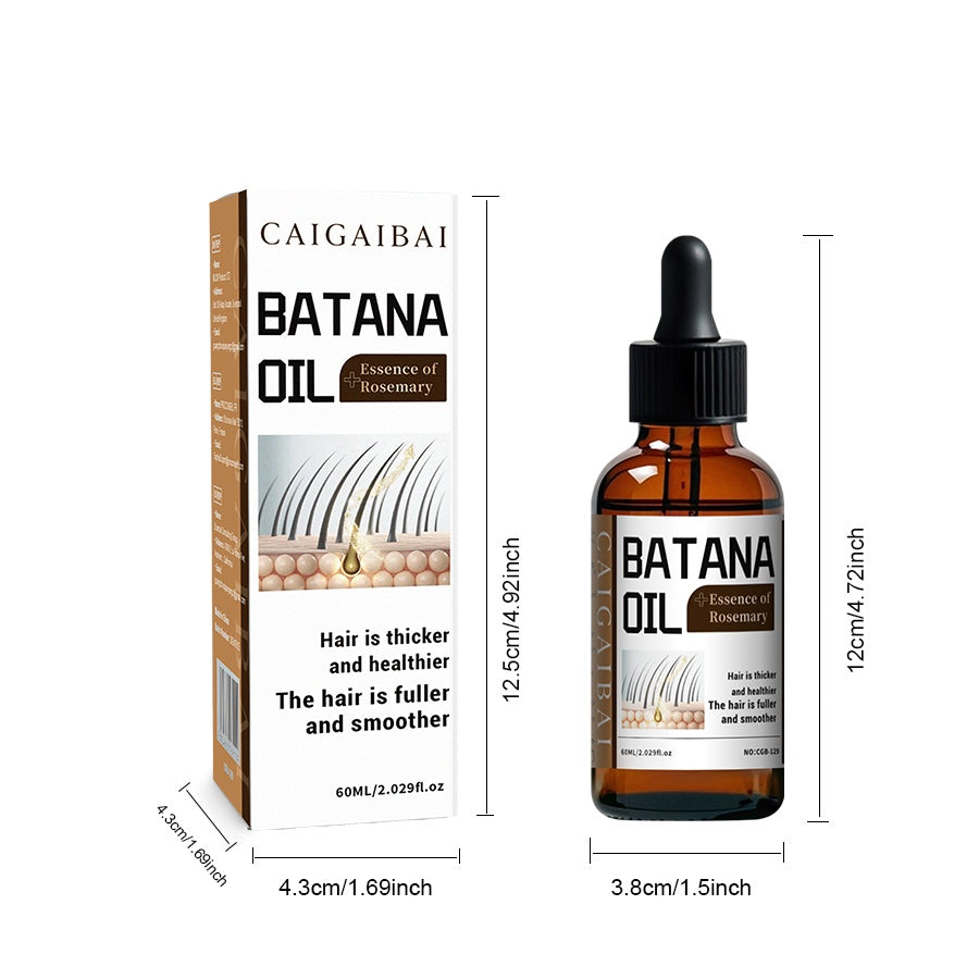 Mysense Batana Natural Hair Growth Oil With Organic Castor & Coconut Oils For Women And Men, Moisturizing & Strengthening Serum For Scalp & Hair Care