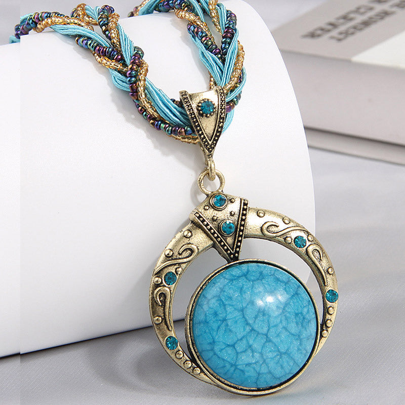 Fine Rice-Grain Elegant Ladies Necklace