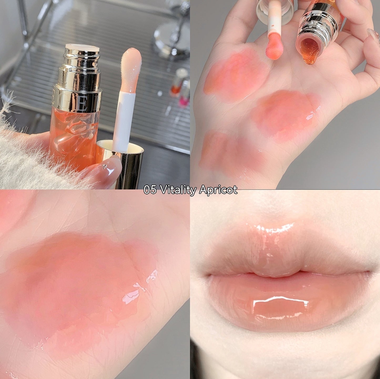 Plant Extract Brightening Lip Moisturizing Oil Anti-chapping Moisturizing