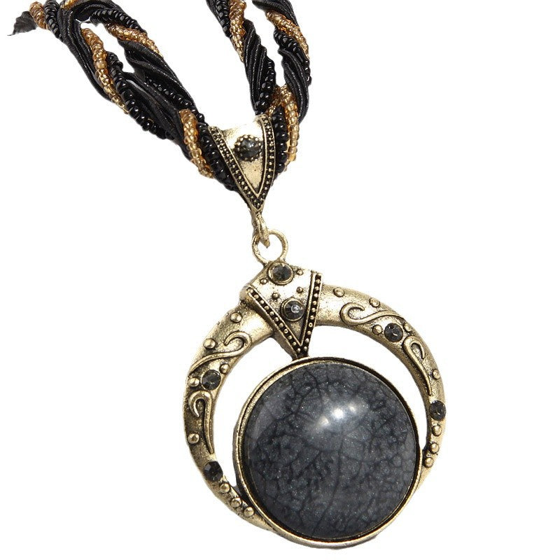 Fine Rice-Grain Elegant Ladies Necklace