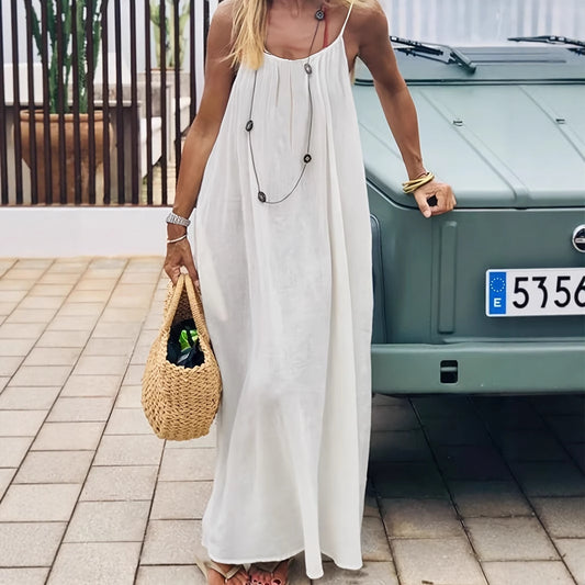 Backless Loose Long Home Wear Dress