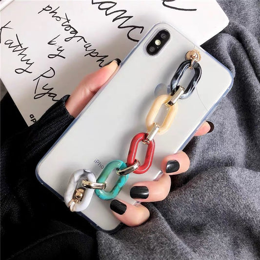 Color bracelet mobile phone case
